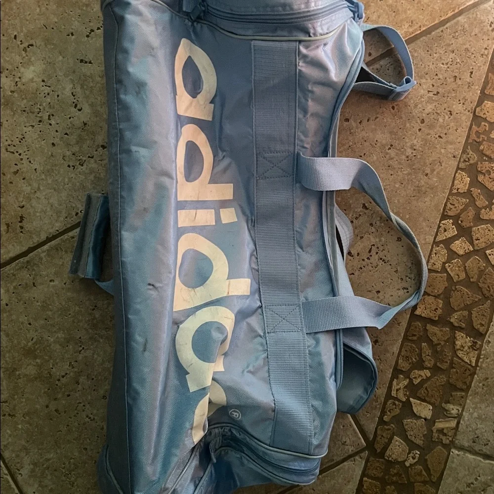 Adidas Santiago Light Blue Large Duffel Bag